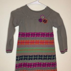 Hanna Andersson Girls Sweater dress 120 (6-7)